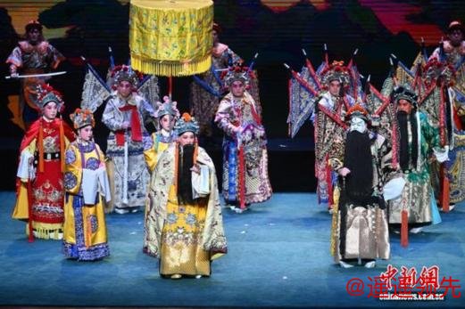 名家名角合肥续经典 蒲剧《金沙滩》再现家国情