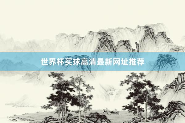 世界杯买球高清最新网址推荐